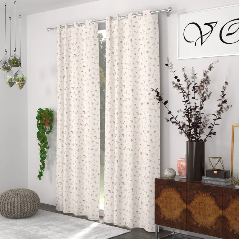 Rose Bloom Drape Curtains - Set of Two media 3
