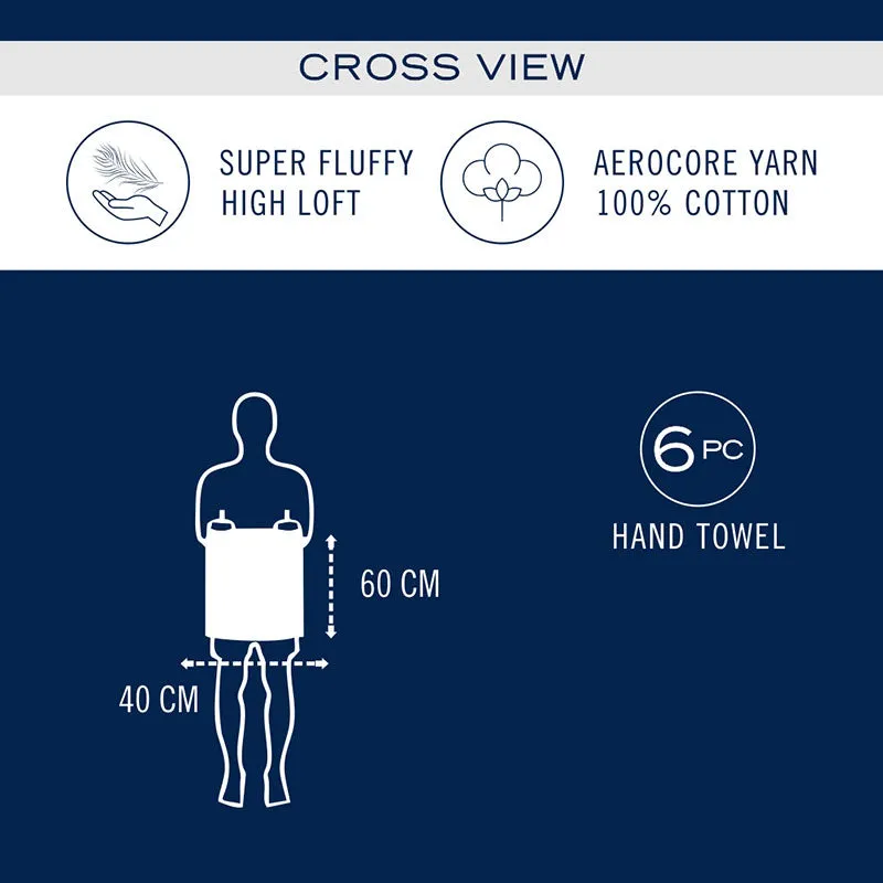 Nautica Riviera Soft Cotton Hand Towel (White) - Set Of Six media 7