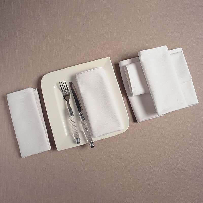 Ivory Cotton Dinner Napkins - Set Of Six - 41x41 cm