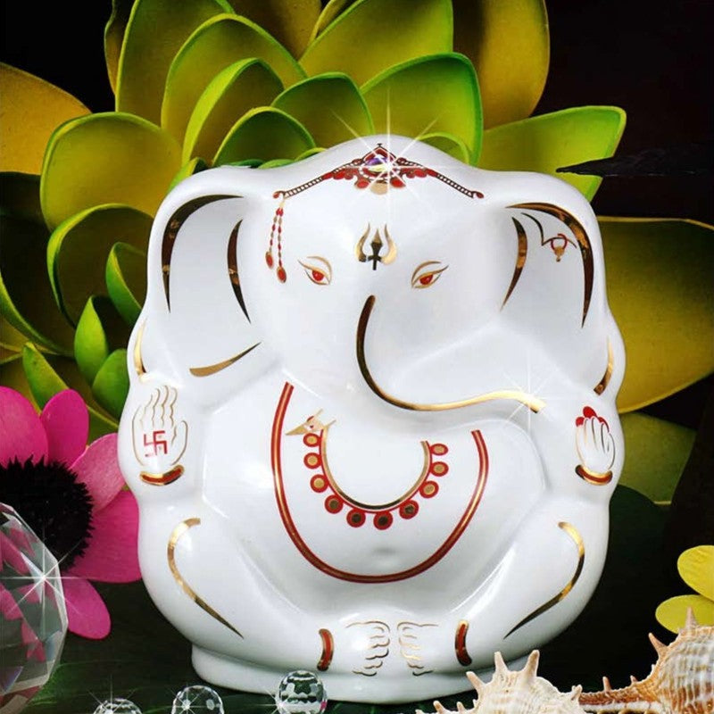 Shveta Bone China Ganesh Idol media 3