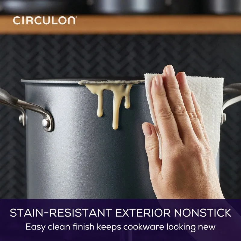 Circulon Aluminum Cooking Pot with Lid - 7580 ML media 9