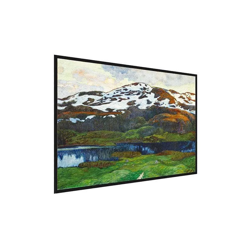 A Summer Evening Canvas Wall Painting - Black Frame media 3