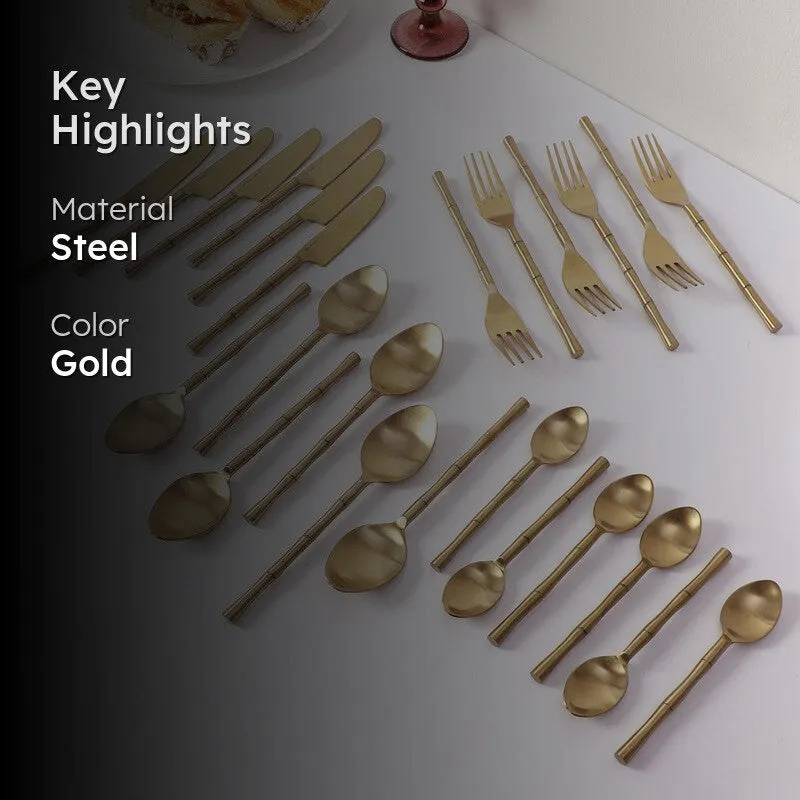 Slicky Cutlery Set - Twenty Four Piece Set media 2