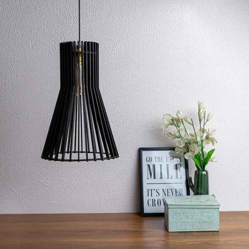Abvel Wooden Ceiling Lamp media 3