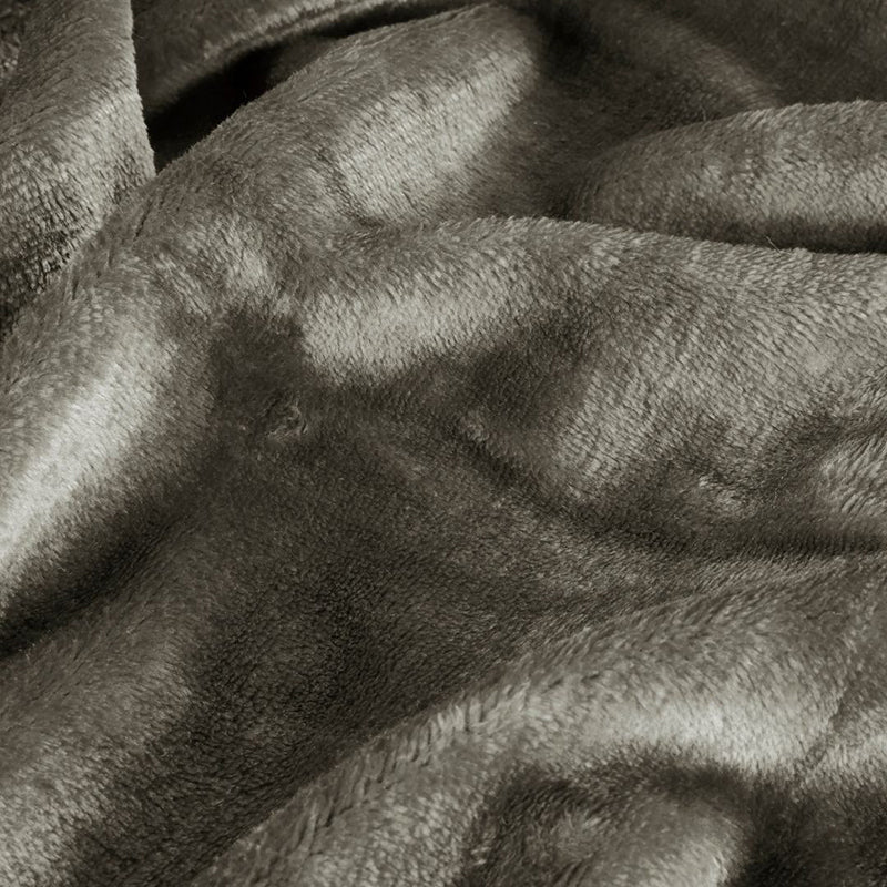 Casselle  Velvet Bedsheet (Light Grey) - 300 GSM media 7