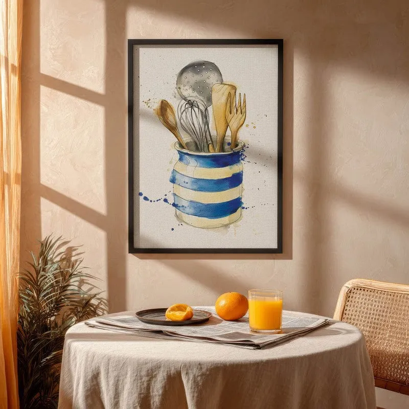 Spoon Studio Archival Canvas Wall Art - Black media 4