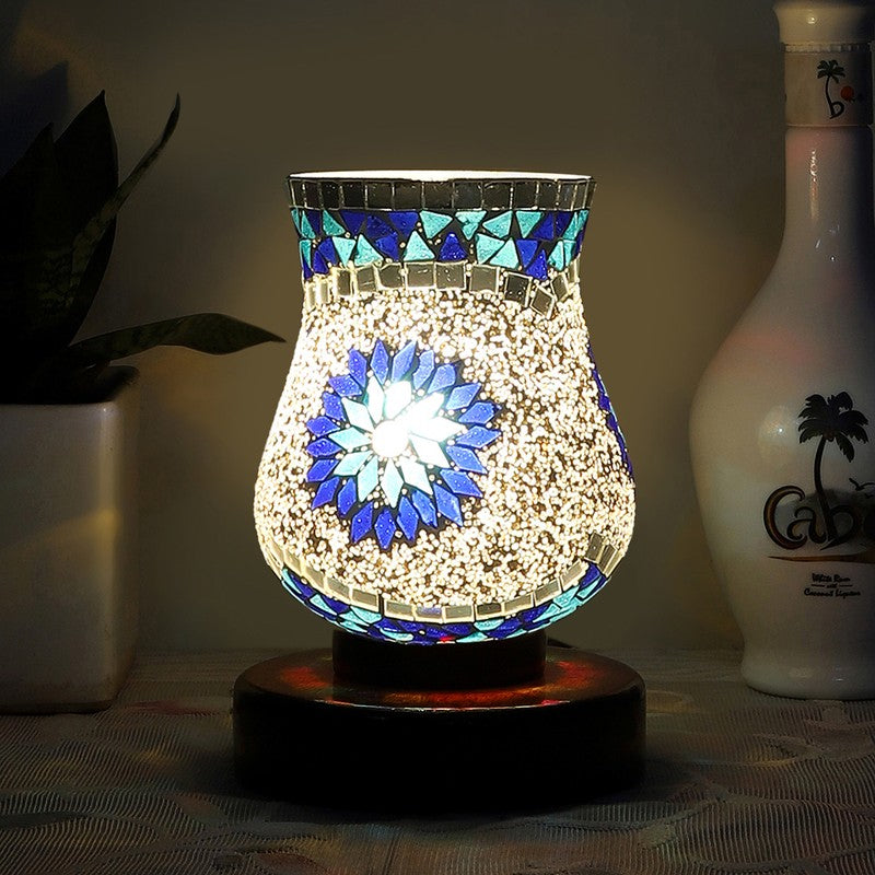 Gleamine Mosaic Glass Table Lamp - Multicolor