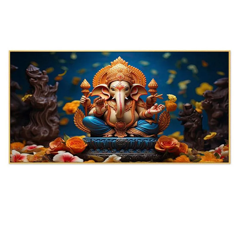 Vinayak Vajra Wall Painting With Frame media 5