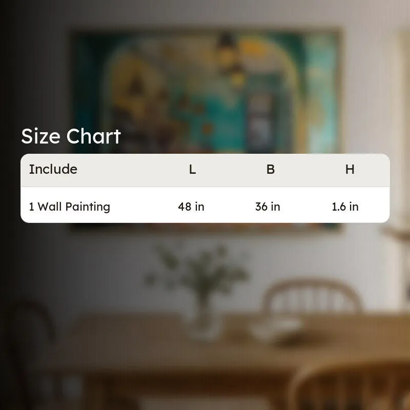 Cozy Bistro Canvas Wall Painting With Frame media 9