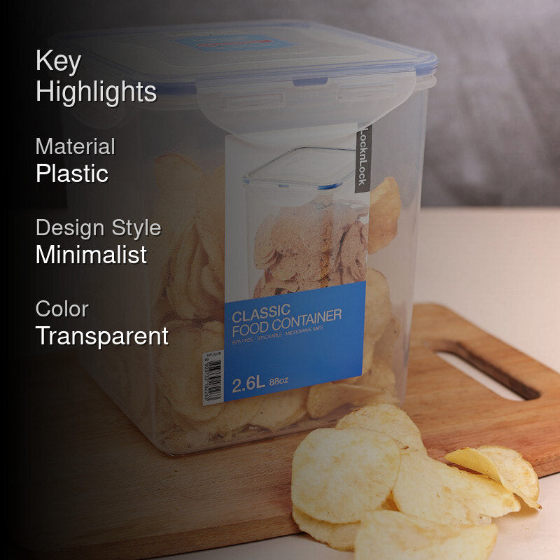 Cuzi Stack Up Airtight Plastic Container - 2600 mL media 2