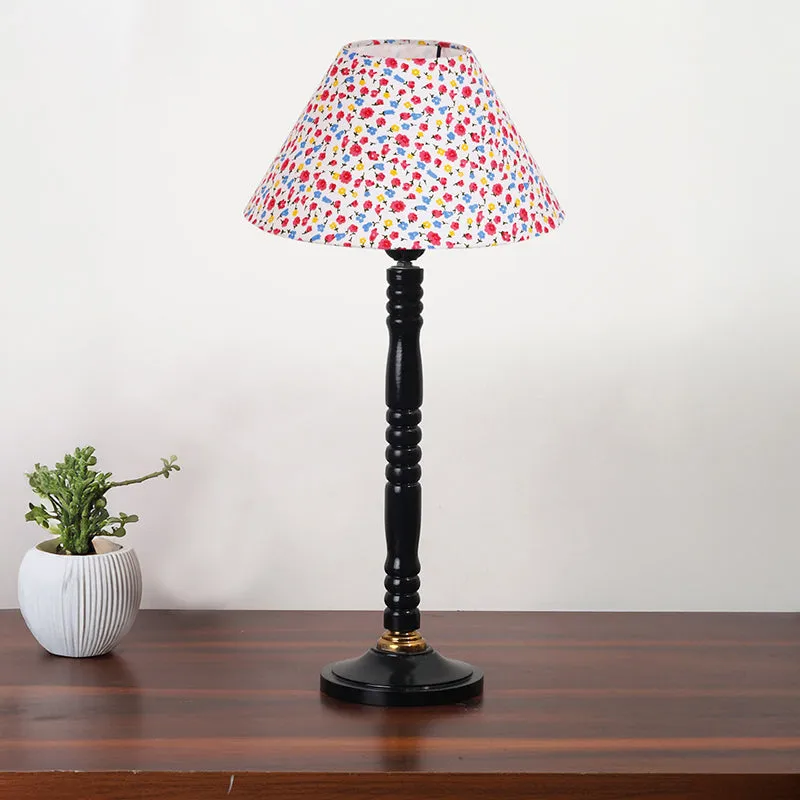 Tiny Fleur Table Lamp With Wooden Base media 3