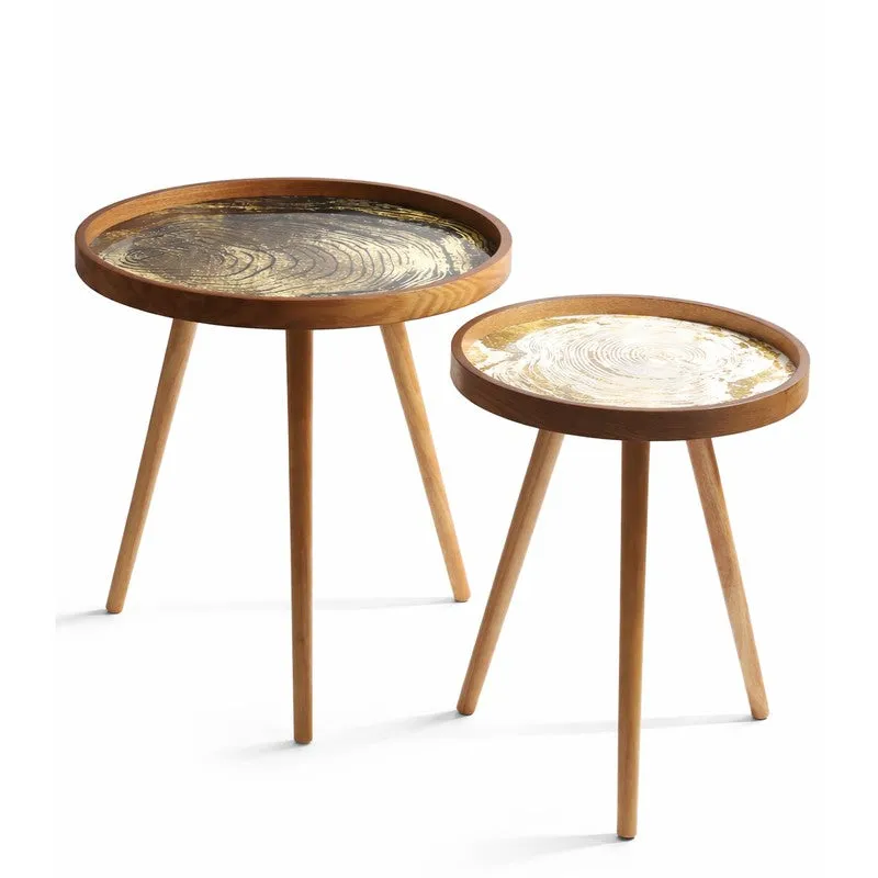 Solvane Mango Wood Side & Bedside Tables - Set of Two media 3