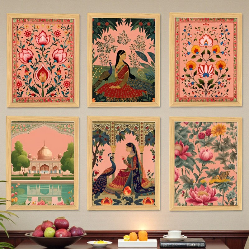 Anjani Bageecha Wall Art - Set Of Six media 3