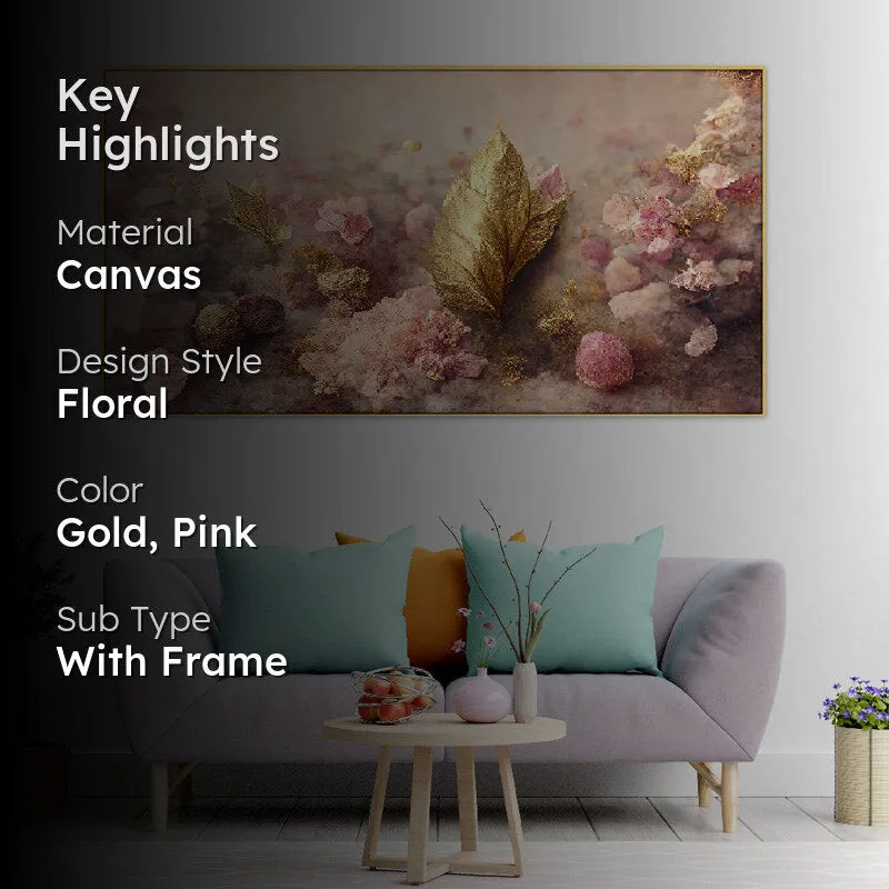 Goldo Twig Floral Canvas Wall Painting media 2