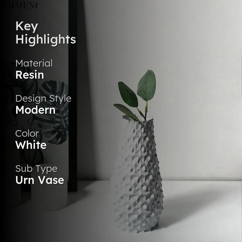Stone Flair Handcrafted Resin Vase media 2