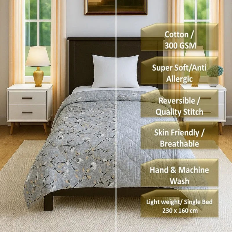 Flora Muse Cotton Comforters - 300 GSM media 8
