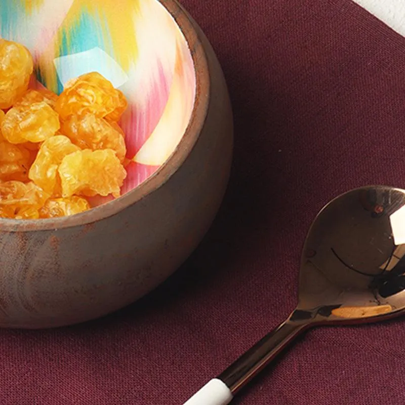 Tharva Acacia Wood Snack Bowl media 3