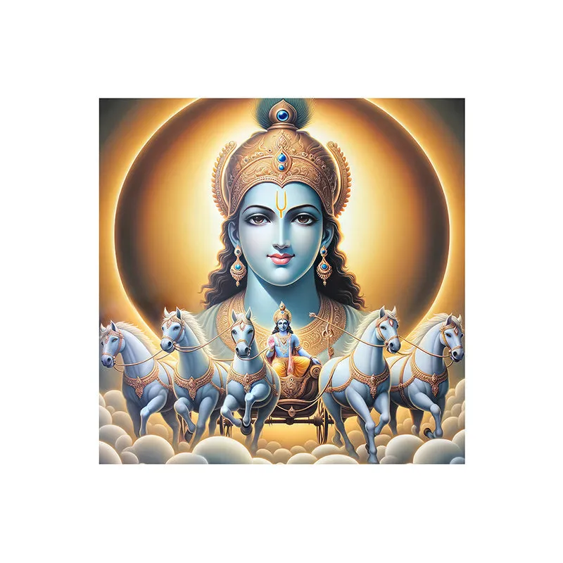 Adithya Ratha Poly Canvas Wall Painting media 4