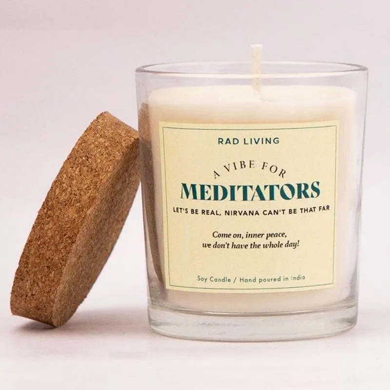 Meditators - Nag Champa Scented Candle media 4