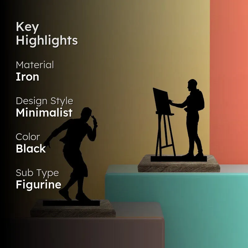 Artistic Expression Showpiece - Set Of Two media 2