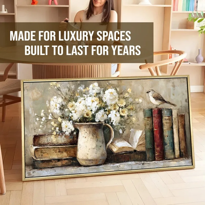 Calmtones Canvas Wall Painting With Frame media 5