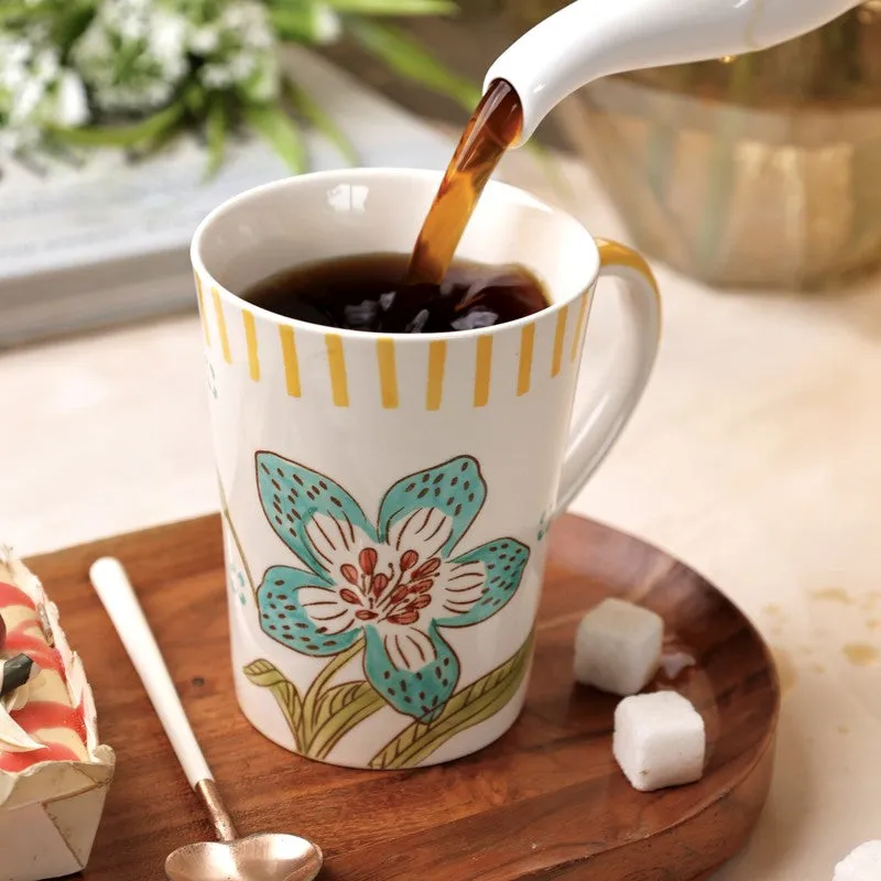Stripe Ceramic Coffee Mug (355 mL) media 1