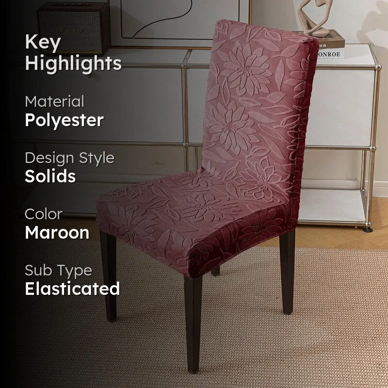 Serena Chair Cover - Maroon media 2