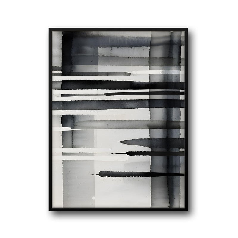 Ink Currents Framed Canvas Wall Painting media 6