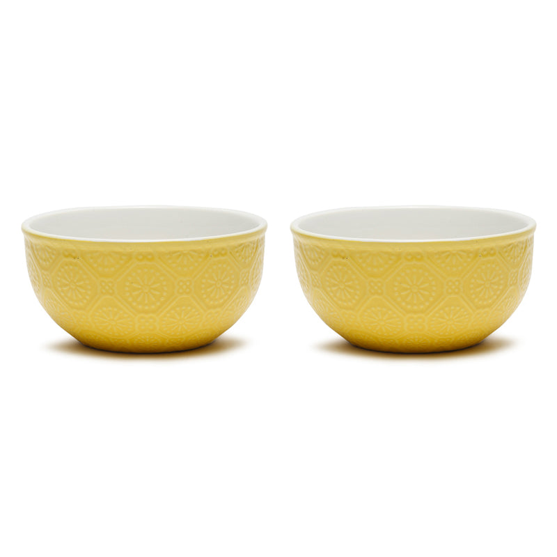 Cuppa Serving Bowl (Yellow,600 mL) - Set Of Two media 5