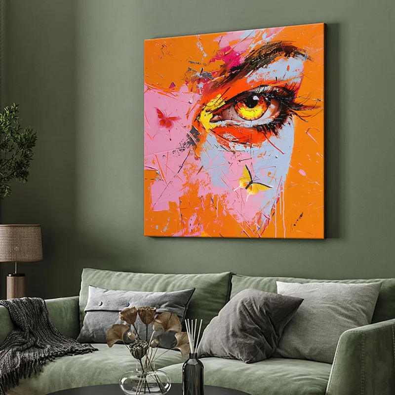 Beauteous Eye Wall Painting media 4