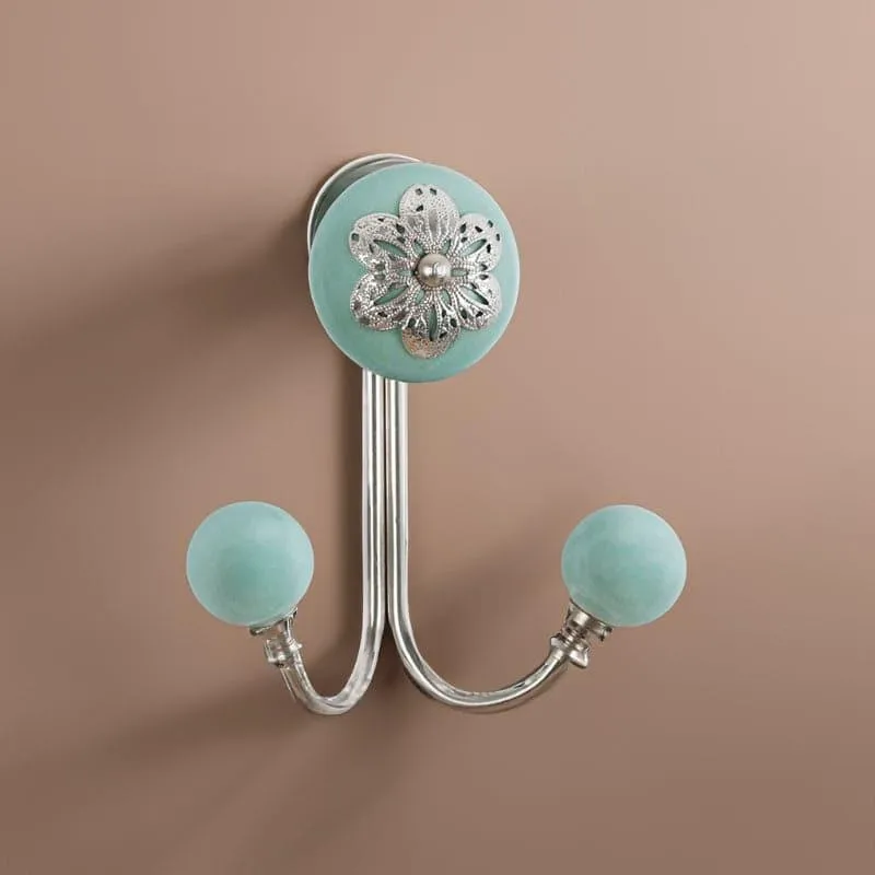 Oceana Floral Wall Hook media 1