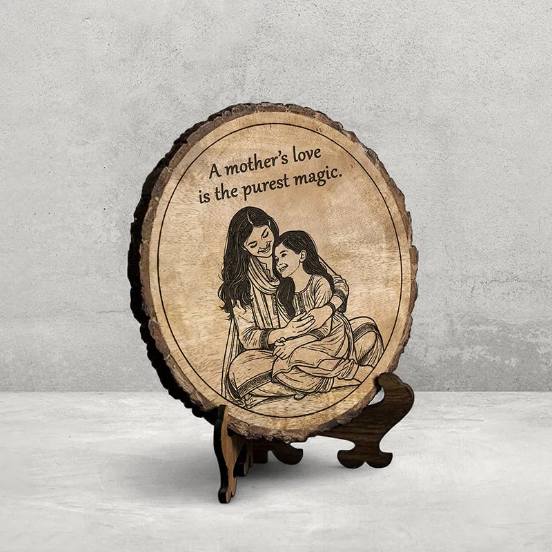 The Purest Magic Wood Showpiece - Round media 3