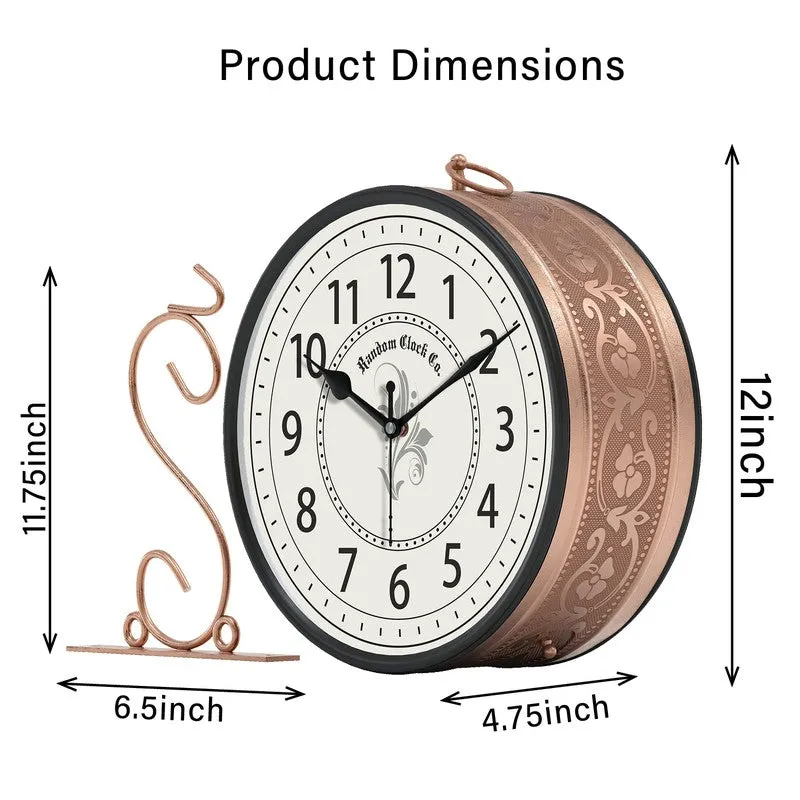 Glenford Double Sided Wall Clock media 8
