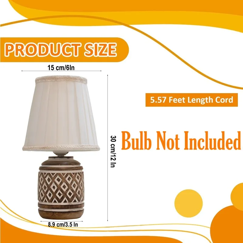 PureAura Wooden Table Lamp media 9