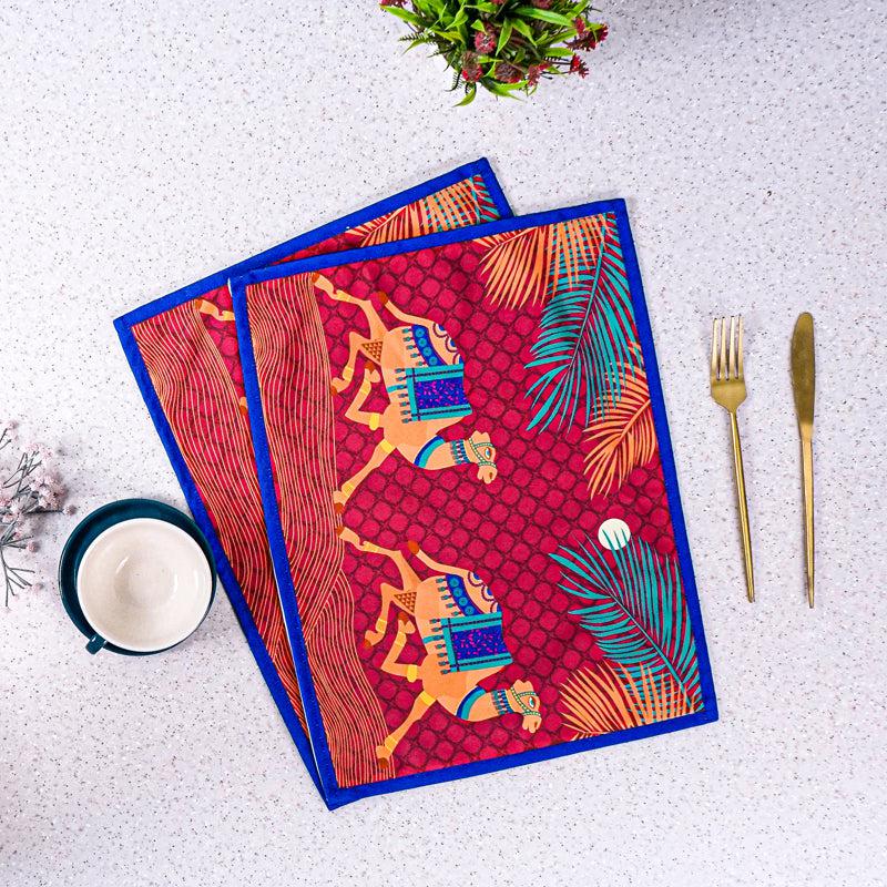 Camel Enclave Placemat - Set Of Two