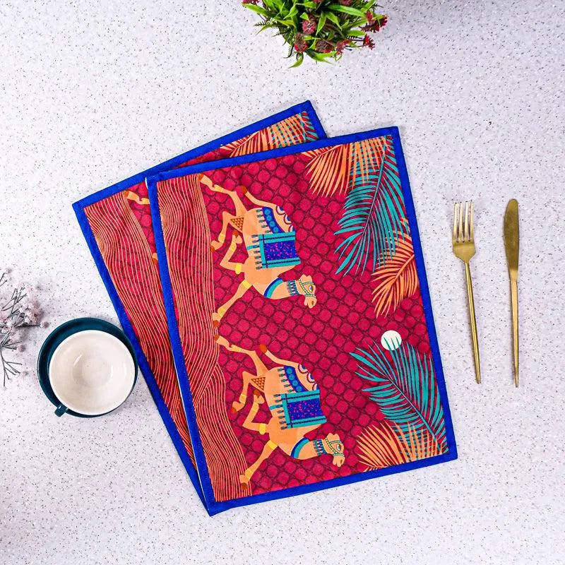 Camel Enclave Placemat - Set Of Two media 1