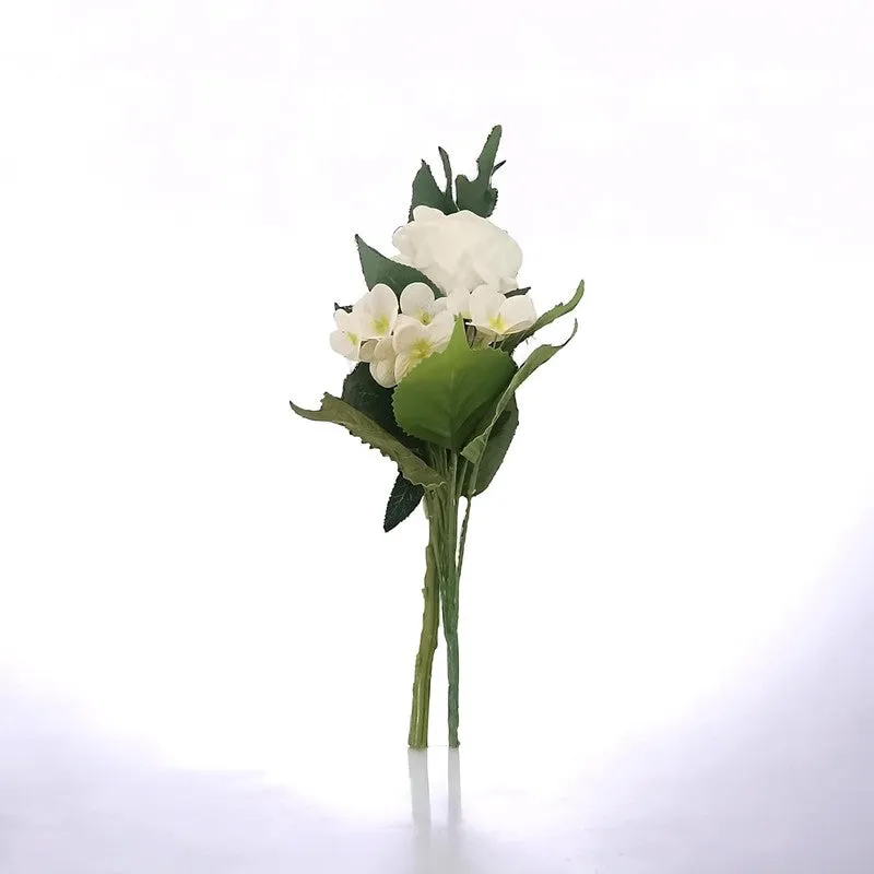 Bloomelle Artificial Flowers Bunch - White media 6