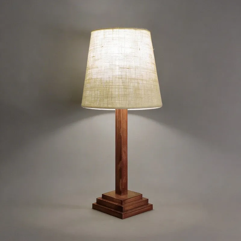 Klaris Jute Table Lamp - Brown,Beige media 5