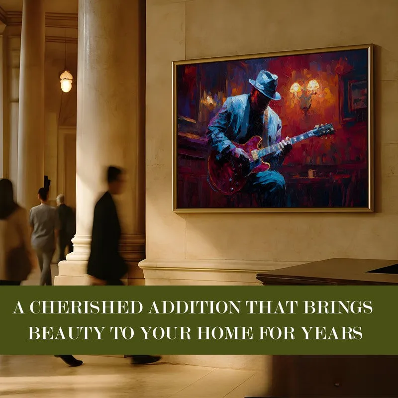 Urban Jazz Canvas Wall Painting With Frame media 7