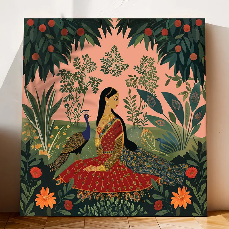 Princess In Garden Canvas Wall Art media 5