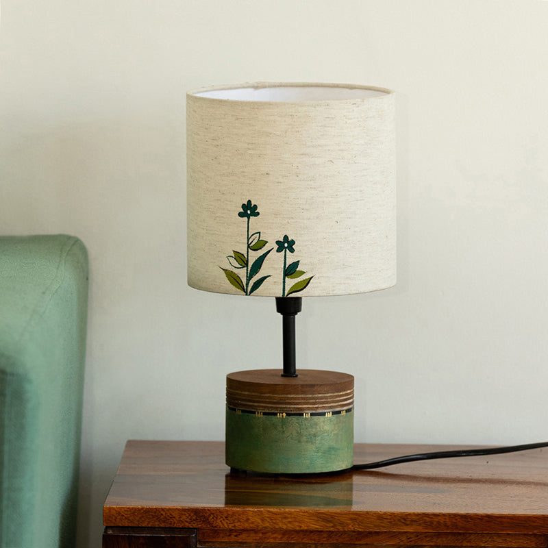 Ahura Handcrafted Mango Wood Table Lamp media 3