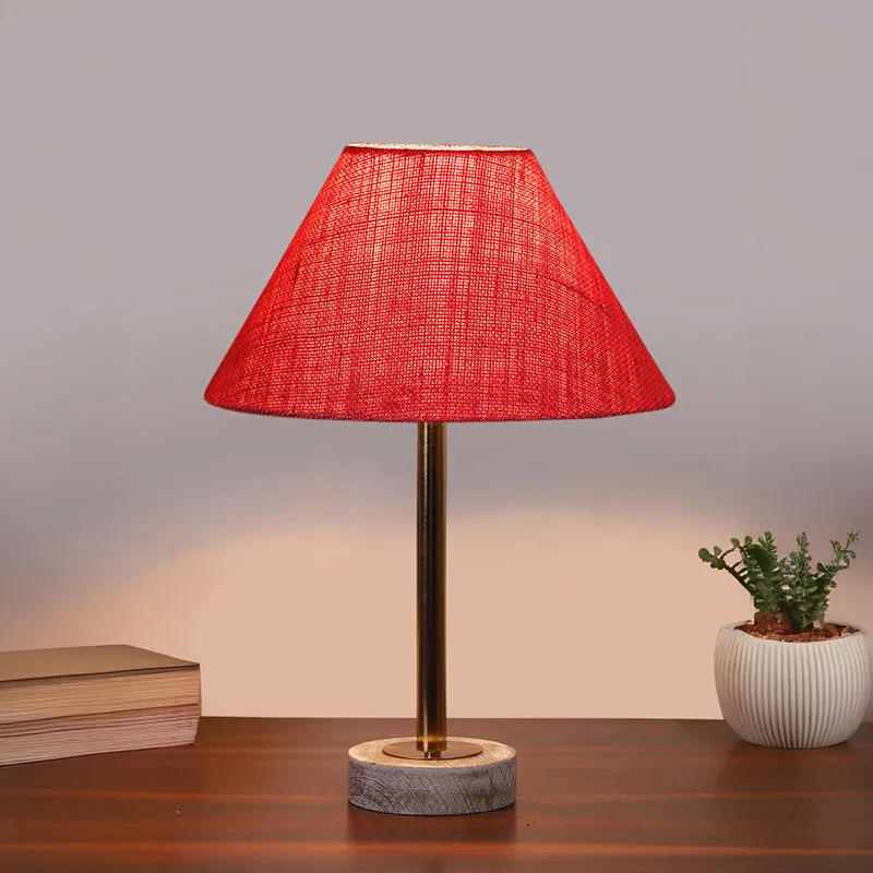Sienna II Rodin Wooden Table Lamp - Pink,Gold,White media 2