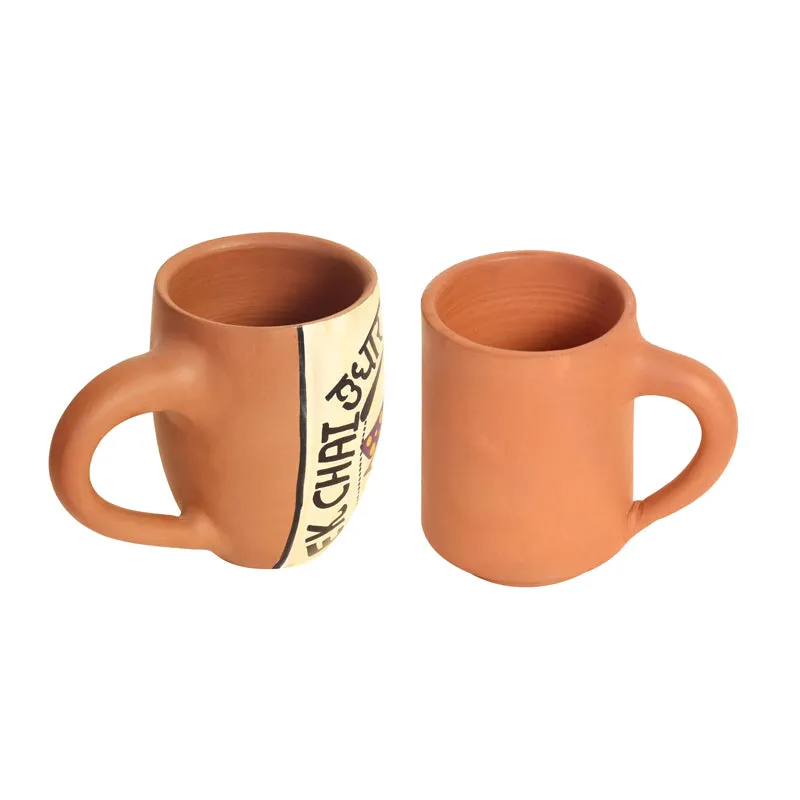 Ek Terracotta Tea Cup (150 mL Each) - Set of Two media 5