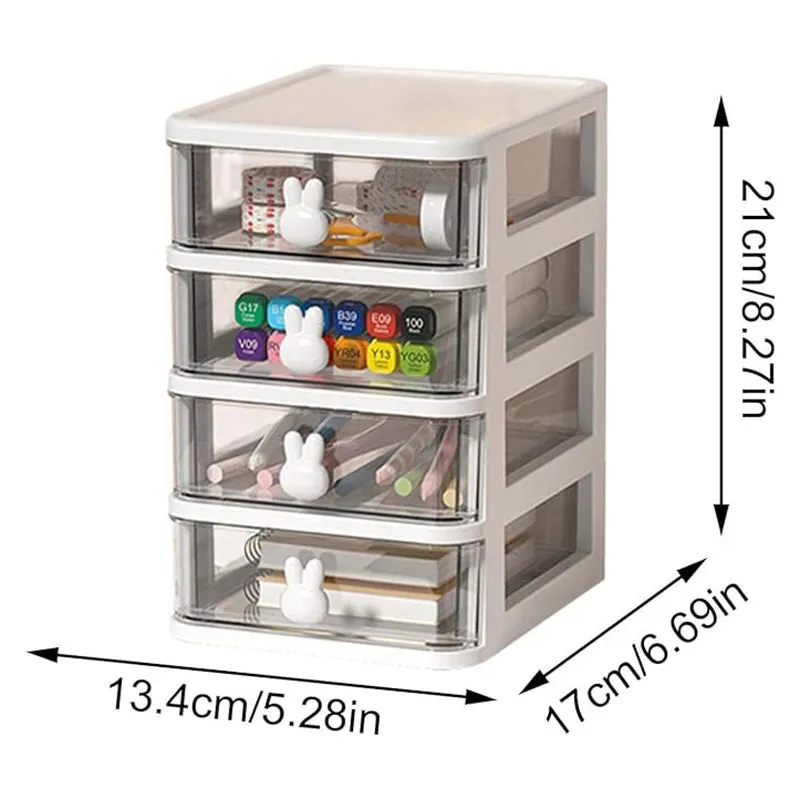 Stowly Four Tier Desk Organiser - White media 9