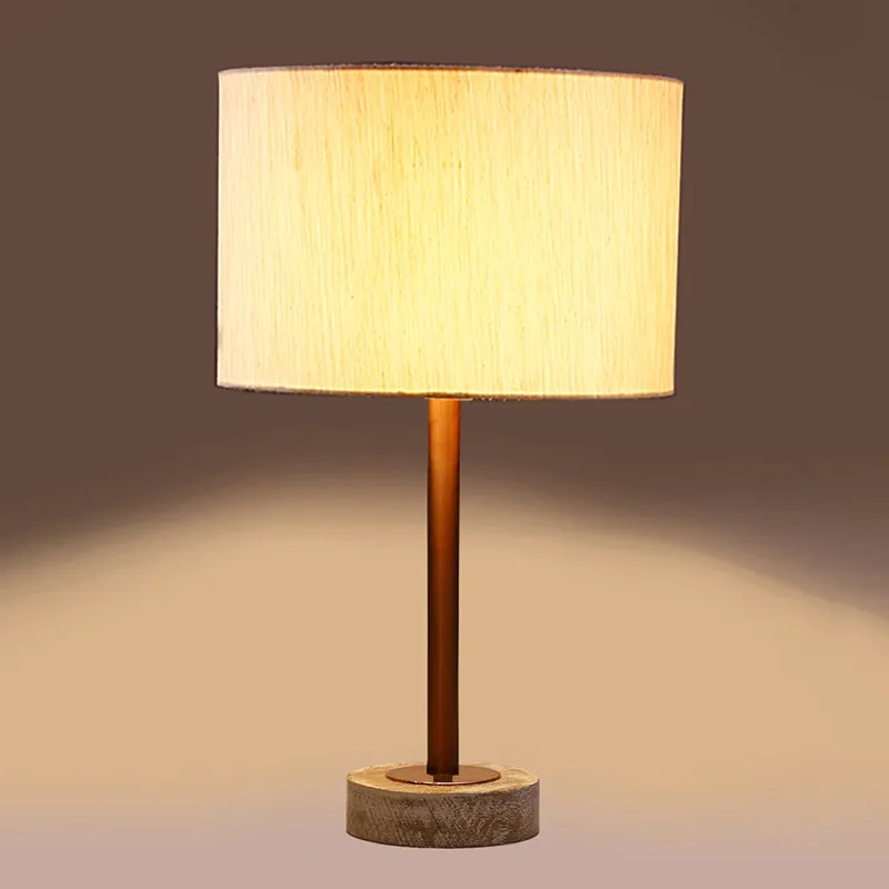 Cotin I Rodin Wooden Table Lamp - OffWhite,Copper,White media 6