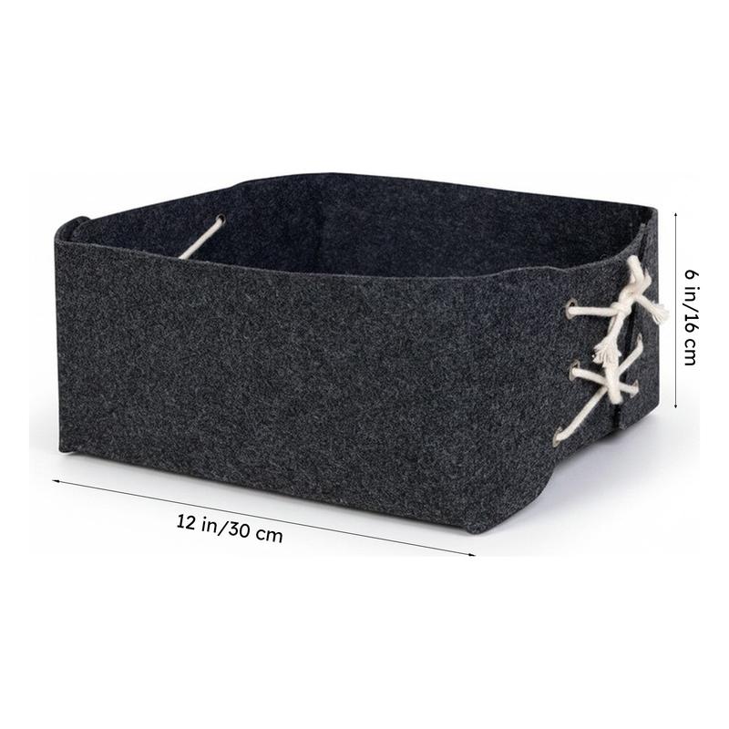 Yasha Felt Storage Basket media 5