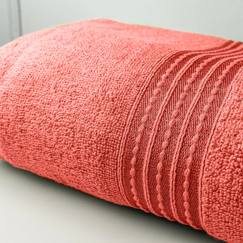 Micro Cotton LuxeDry Soothe Bath Towel - Coral media 4