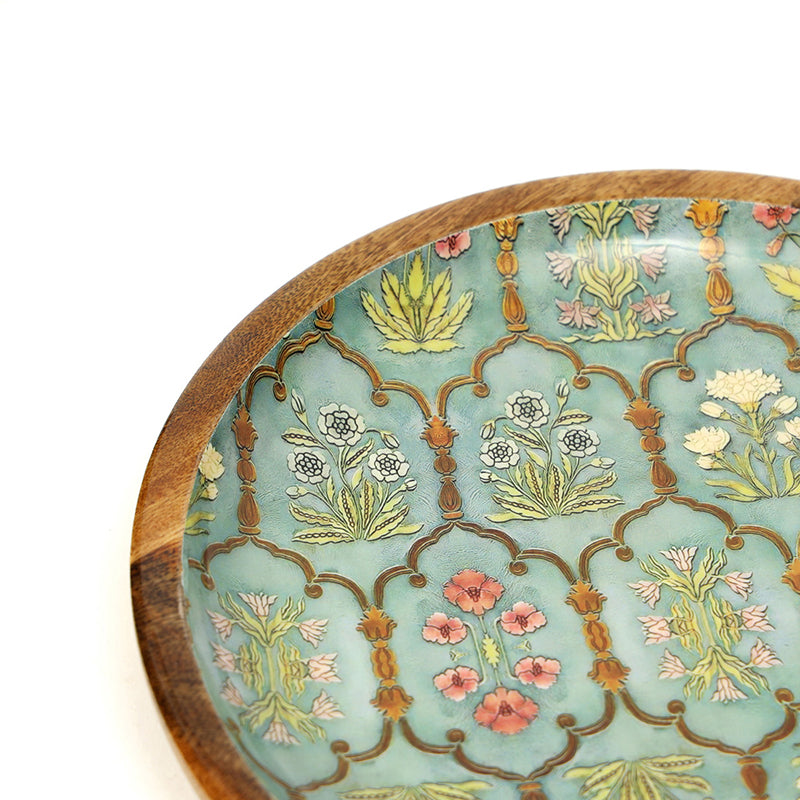 Fleur Jharokha Mango Wood Platter media 3