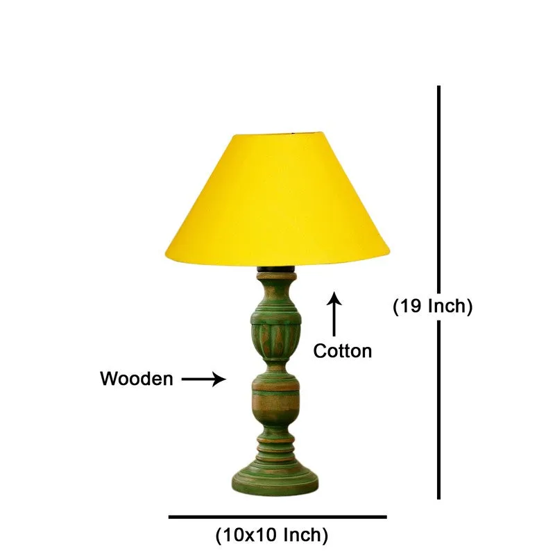 Arvello Vyno Wooden Table Lamp - Yellow media 8