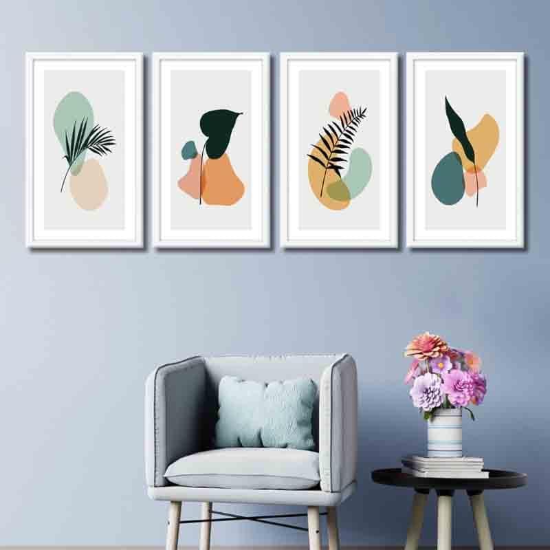 Individuality Poly Canvas Wall Art - Set Of Four
